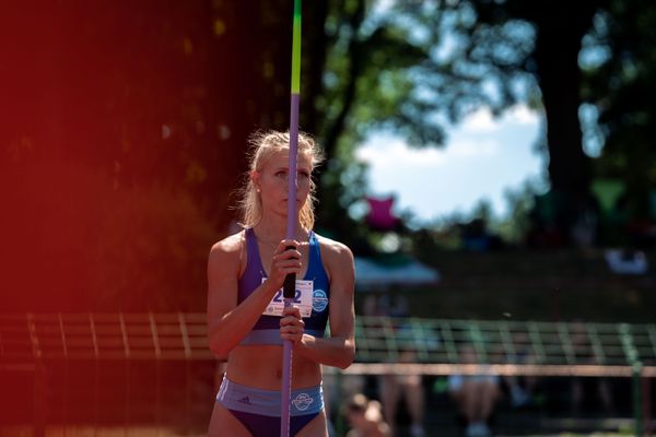 Veronique Quednau (Rukeli Trollmann e. V.) am 02.07.2022 waehrend den NLV+BLV Leichtathletik-Landesmeisterschaften im Jahnstadion in Goettingen (Tag 1)